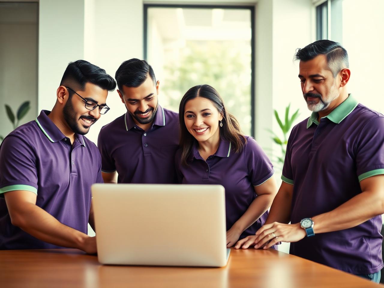 Equipo de agencia de seguros usando el dashboard de SOMOS